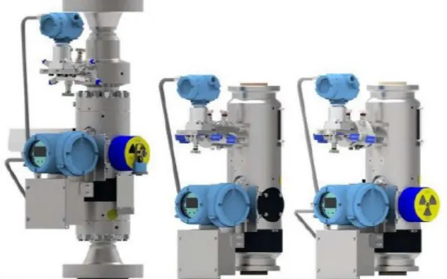Photograph of MPFM-Roxar 2600 equipment used in oilfield operations