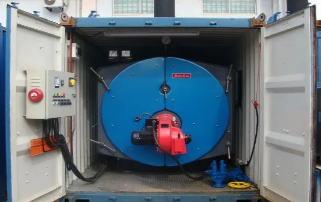 Photograph of Steam Generator equipment used in oilfield operations