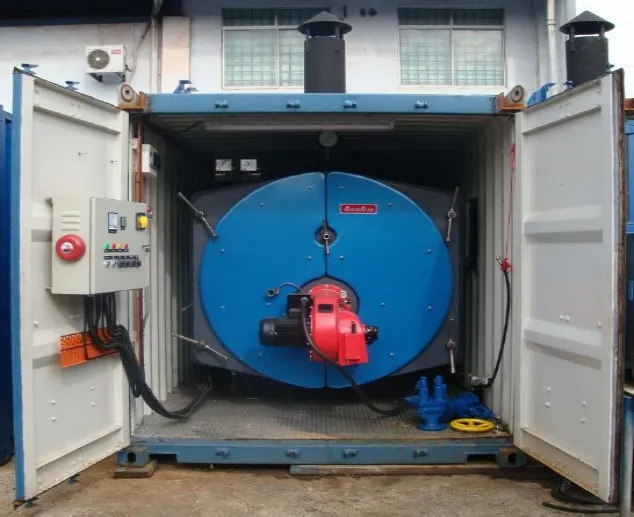 Photograph of Steam Generator equipment used in oilfield operations